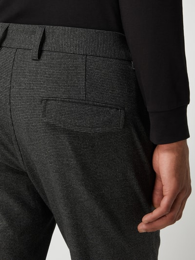 HUGO Pantalon met viscose, model 'Gason' Antraciet - 3