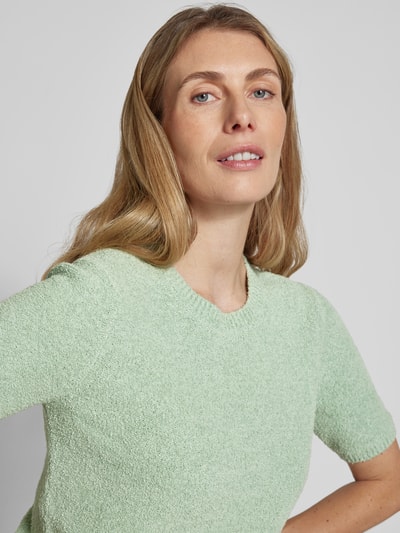 Marc O'Polo Regular Fit Pullover aus Baumwoll-Mix Mint 3