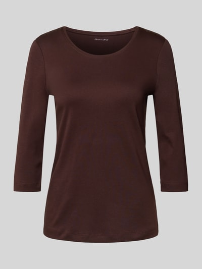 Christian Berg Woman Bluzka z rękawem o dł. 3/4 Czekoladowy 2
