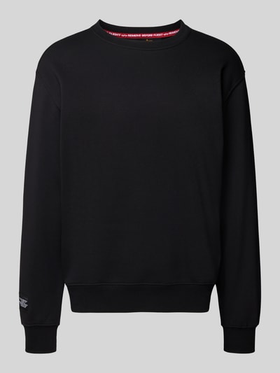 Alpha Industries Sweatshirt mit Label-Detail Black 2