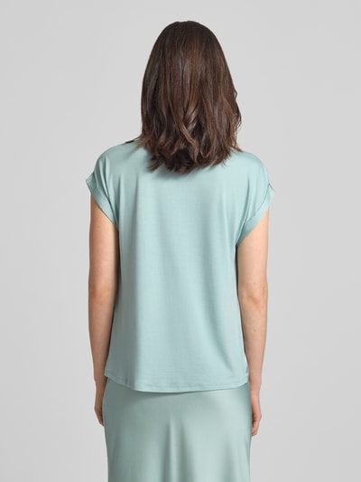 VILA T-shirt met ronde hals Model 'ELLETTE' Lindegroen - 5
