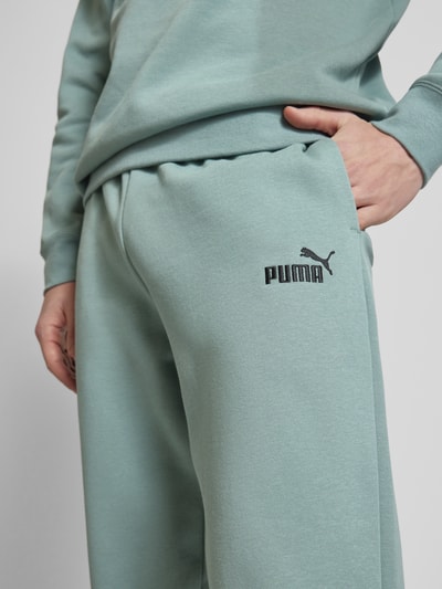 PUMA PERFORMANCE Sweatpants mit Label-Stitching Lind 3