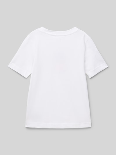 Jack & Jones T-Shirt mit Label-Print Modell 'CALMA' Weiss 3