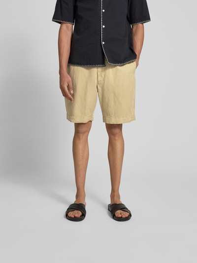 Officine Générale Shorts mit Lyocell-Anteil Oliv 4