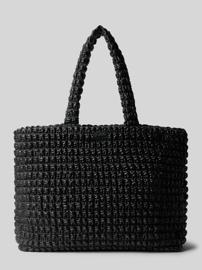 Produktfoto, Shopper in Lederoptik Modell 'MHATI' von HUGO in Optik: Unifarben, Reißverschluss, Hauptfach, Label-Patch, Kunstleder