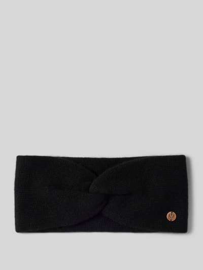 FRAAS Kaschmirstirnband mit Label-Applikation Black 1
