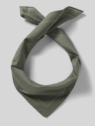 Produktfoto, Tuch aus reiner Bio-Baumwolle Modell 'NICOLAJ BANDANA' von SELECTED HOMME in Unifarben mit Punktmuster, Popeline-Textur