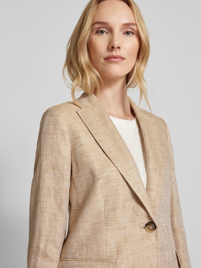 Max Mara Studio Blazer met klepzakken, model 'PALAU' Beige - 3