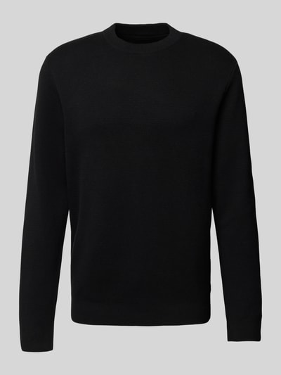 Jack & Jones Premium Strickpullover mit Rundhalsausschnitt Modell 'MILANO' Black 2