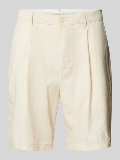 Mango Shorts mit Bundfalten Modell 'piuma' Beige 2