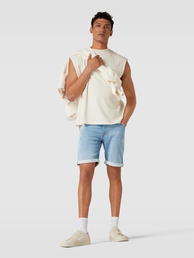 Jack & Jones Szorty jeansowe z 5 kieszeniami model ‘'RICK ICON SHORTS’ Jeansowy niebieski 1