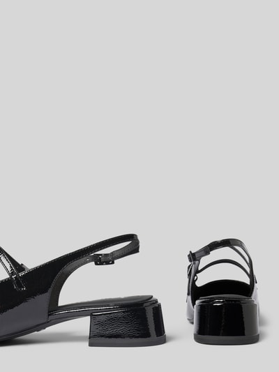 Tamaris Czółenka na słupku Czarny 2