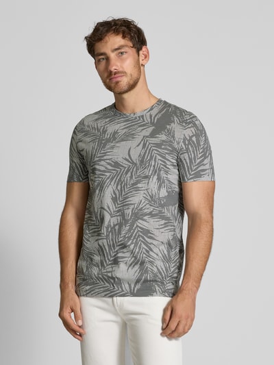 s.Oliver RED LABEL Regular Fit T-Shirt aus reiner Baumwolle Mittelgrau 4