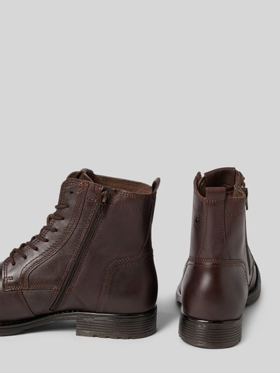 Jack & Jones Schnürschuhe mit Label-Print Dunkelbraun 2