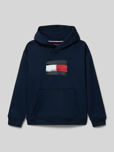 Tommy Hilfiger Teens Regular Fit Hoodie aus Baumwoll-Mix Marine 1