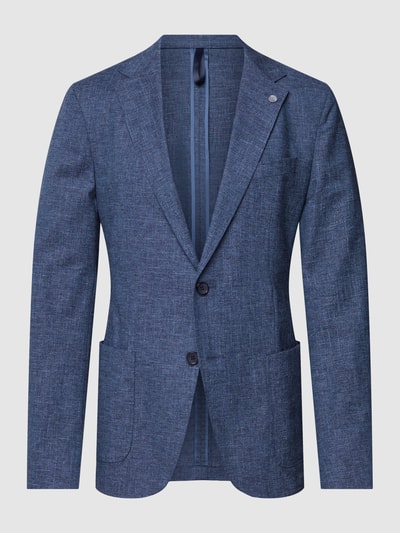 Strellson 2-Knopf-Sakko mit Allover-Muster Modell 'Acon' Royalblau 2