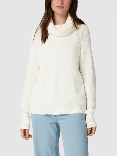 edc By Esprit Gebreide pullover met structuurmotief Offwhite - 4