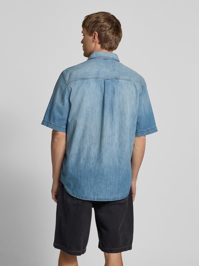 G-Star Raw Regular Fit Jeanshemd mit 1/2-Arm Hellblau 5