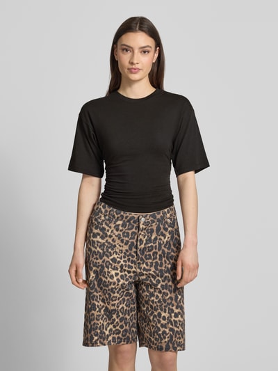 JJXX T-Shirt in tailliertem Schnitt Modell 'ELORA' Black 4