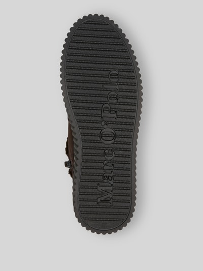 Marc O'Polo Schnürstiefel aus Rindsvelours mit Plateauprofil Dunkelbraun 4