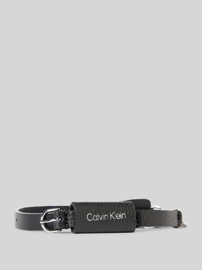 CK Calvin Klein Leren riem van echt leer Zwart - 1