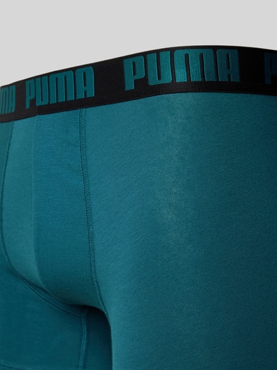 Puma Boxershort met deelnaden in een set van 2 stuks Petrol - 2