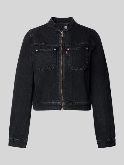 Levi's® Kort jeansjack met borstzakken, model 'MOTO TRUCKER' Donkerblauw - 2