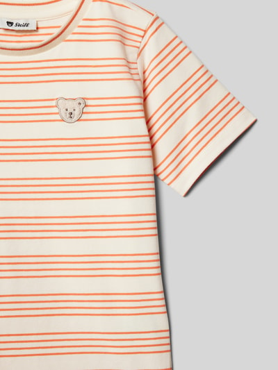 Steiff Kinder T-Shirt mit Label-Detail Orange 2