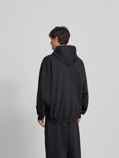 VETEMENTS Oversized Sweatjacke mit Kapuze Black 5