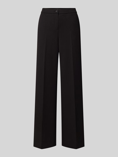 Stehmann Hose mit Bügelfalten Modell 'Hillda' Black 2