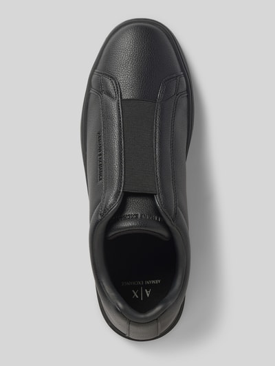 ARMANI EXCHANGE Sneakers met label in reliëf, model 'LONDON' Zwart - 3
