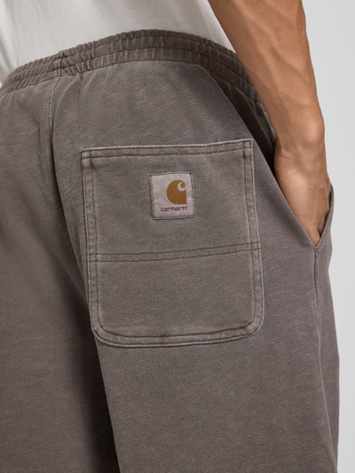 Carhartt Work In Progress Regular Fit Shorts mit elastischem Bund Modell 'Harper' Mittelbraun 3