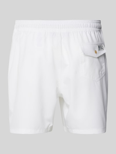 Polo Ralph Lauren Underwear Badehose in unifarbenem Design mit elastischem Bund Weiss 3