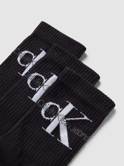 CK Calvin Klein Socken mit Label-Detail im 3er-Pack Black 2