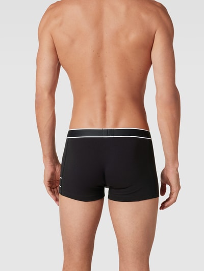 BOSS Boxershort met logo in band, model 'LOGO' Zwart - 4