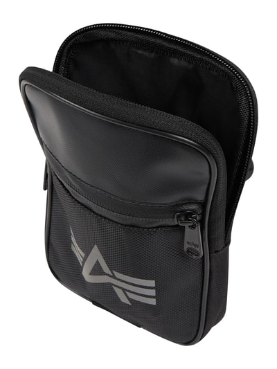 Alpha Industries Torba na ramię z odblaskowym logo Czarny 4