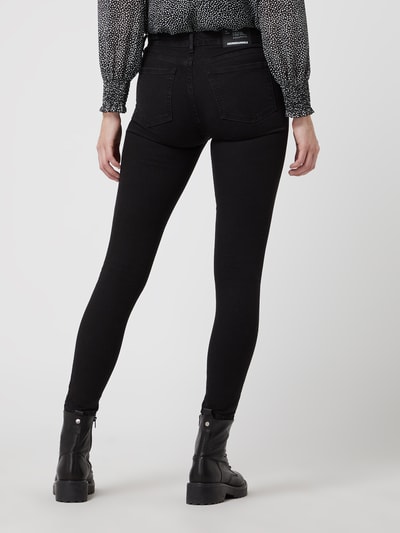 Armedangels Skinny Fit Jeans mit Stretch-Anteil Modell 'Tillaa' Black 5