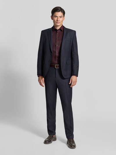OLYMP Luxor Comfort Fit Businesshemd aus reiner Baumwolle Bordeaux 1