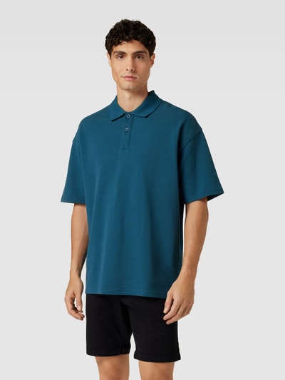 JAKE*S STUDIO MEN Poloshirt met extra brede schouders Lagune - 4