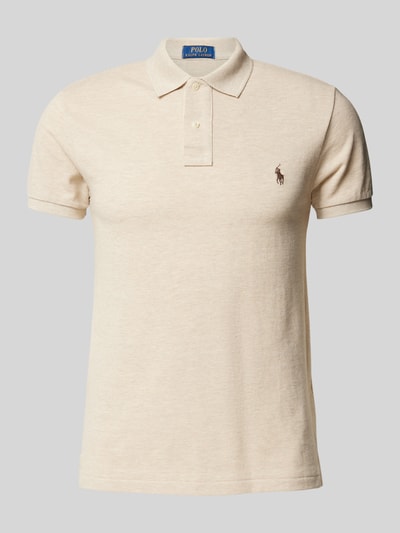 Polo Ralph Lauren Poloshirt mit Label-Stitching Beige 2