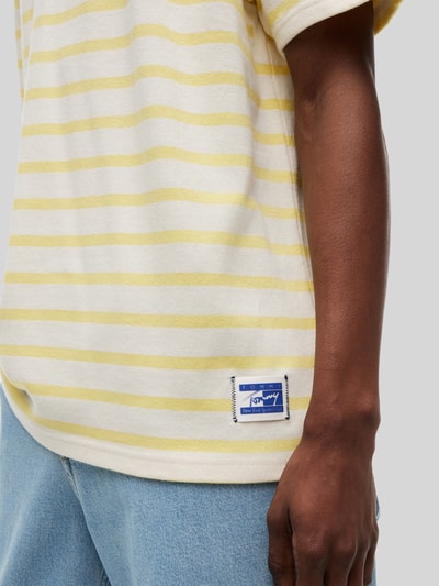 Tommy Jeans Relaxed Fit T-Shirt aus reiner Baumwolle GELB 3