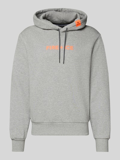 FIRE + ICE Hoodie met logo, model 'COVELL' Lichtgrijs - 2