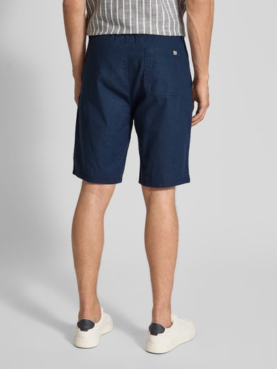 s.Oliver RED LABEL Relaxed Fit Bermudas aus Leinen-Baumwoll-Mix Dunkelblau 5