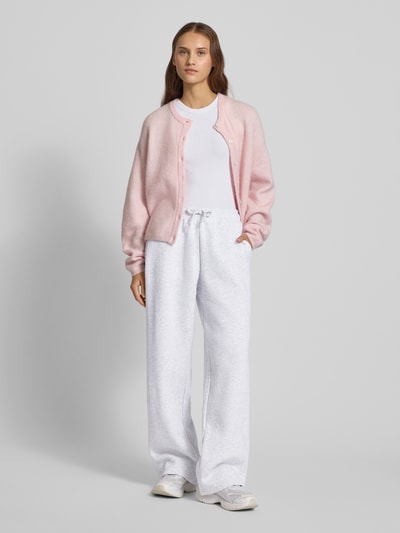 Only Comfort fit sweatpants met katoen, model 'BEST' Lichtgrijs gemêleerd - 1