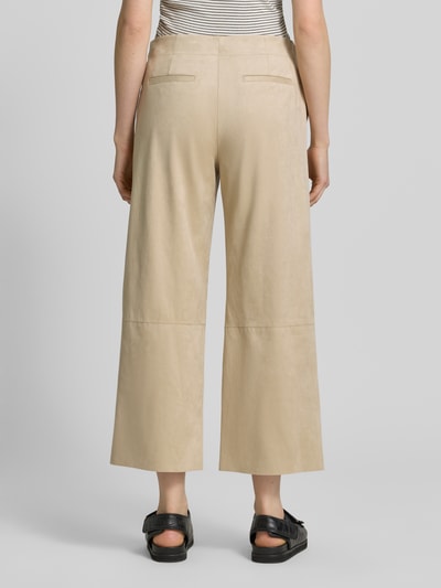 someday. Culotte in Leder-Optik Modell 'Curilo velours' Beige 5