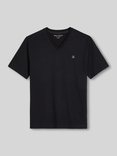 Marc O'Polo męski t-shirt o kroju regular fit z czystej bawełny Granatowy 2