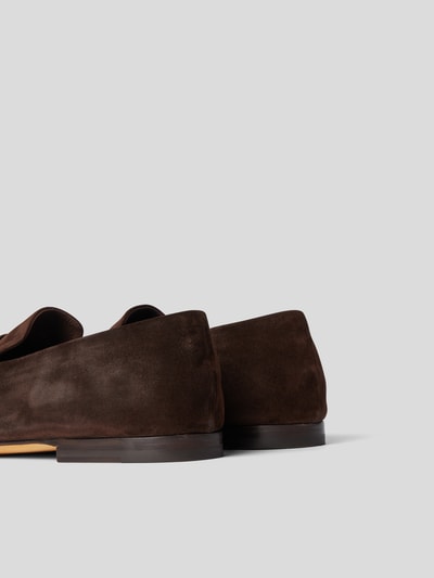 Officine Creative Tassel-Loafer aus Veloursleder Mittelgrau 3