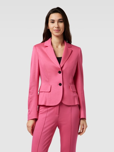 Marc Cain Blazer met gestileerde klepzakken Felroze - 4