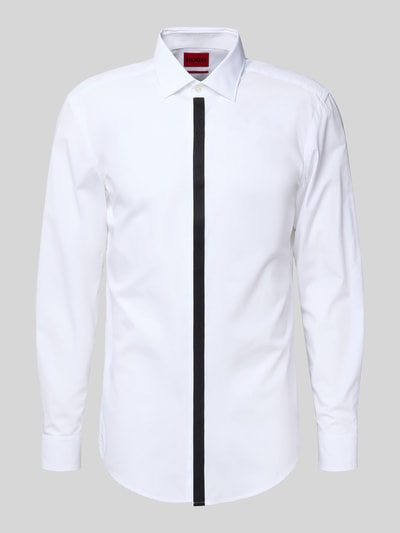 HUGO Koszula biznesowa o kroju slim fit z czystej bawełny model ‘KEIDI’ Biały 2