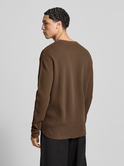 Levi's® Koszulka termiczna z długim rękawem o kroju relaxed fit z czystej bawełny Jasnobrązowy 5